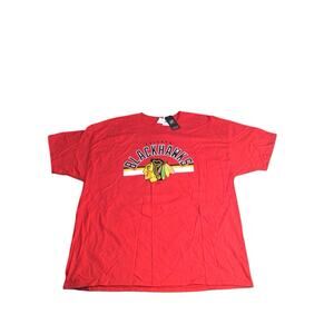NHL Chicago Blackhawks CONNOR BEDARD #98 2XL Red Short Sleeve T-Shirt New NWT
